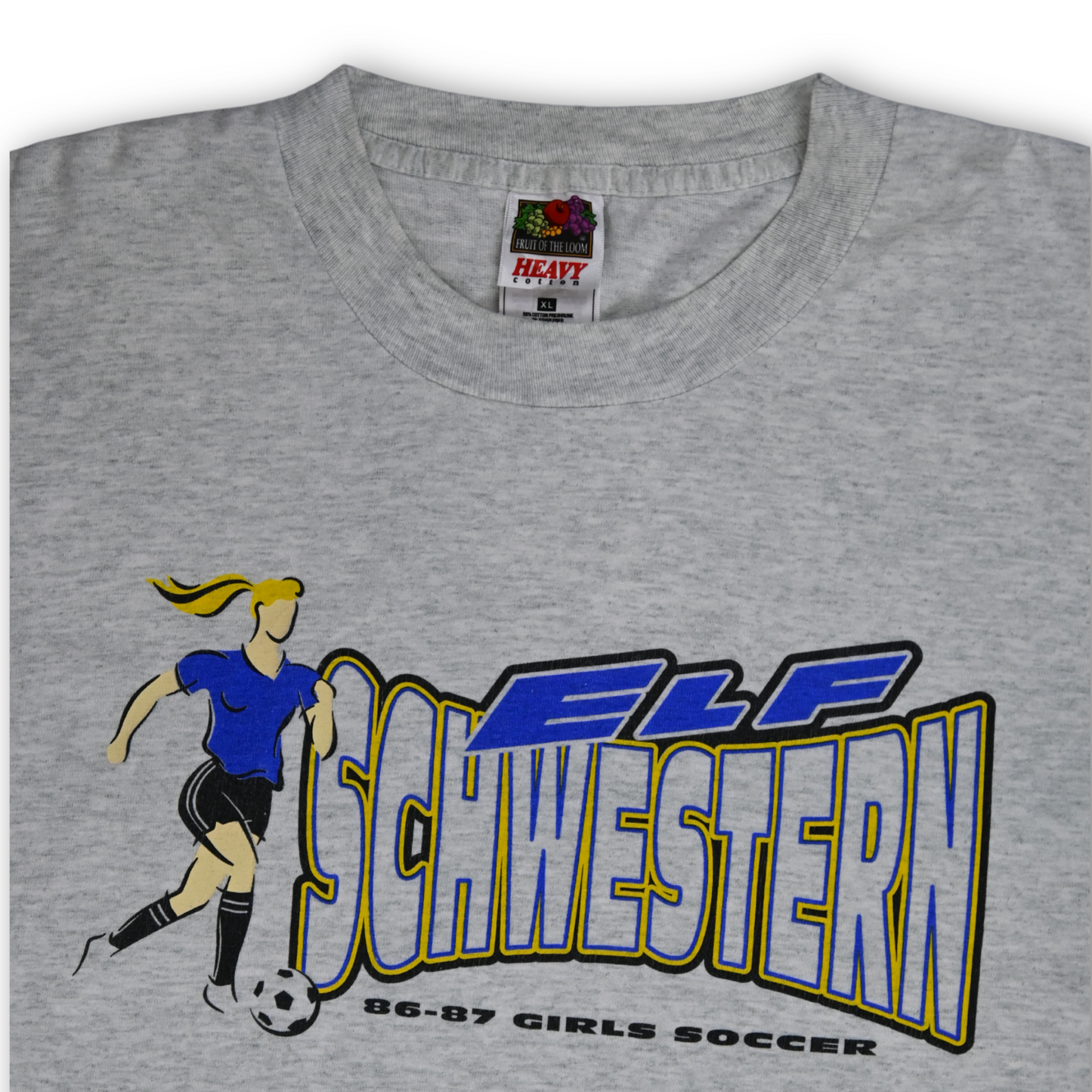 Vintage ELF Schwestern Girls Soccer Shirt 1986-87