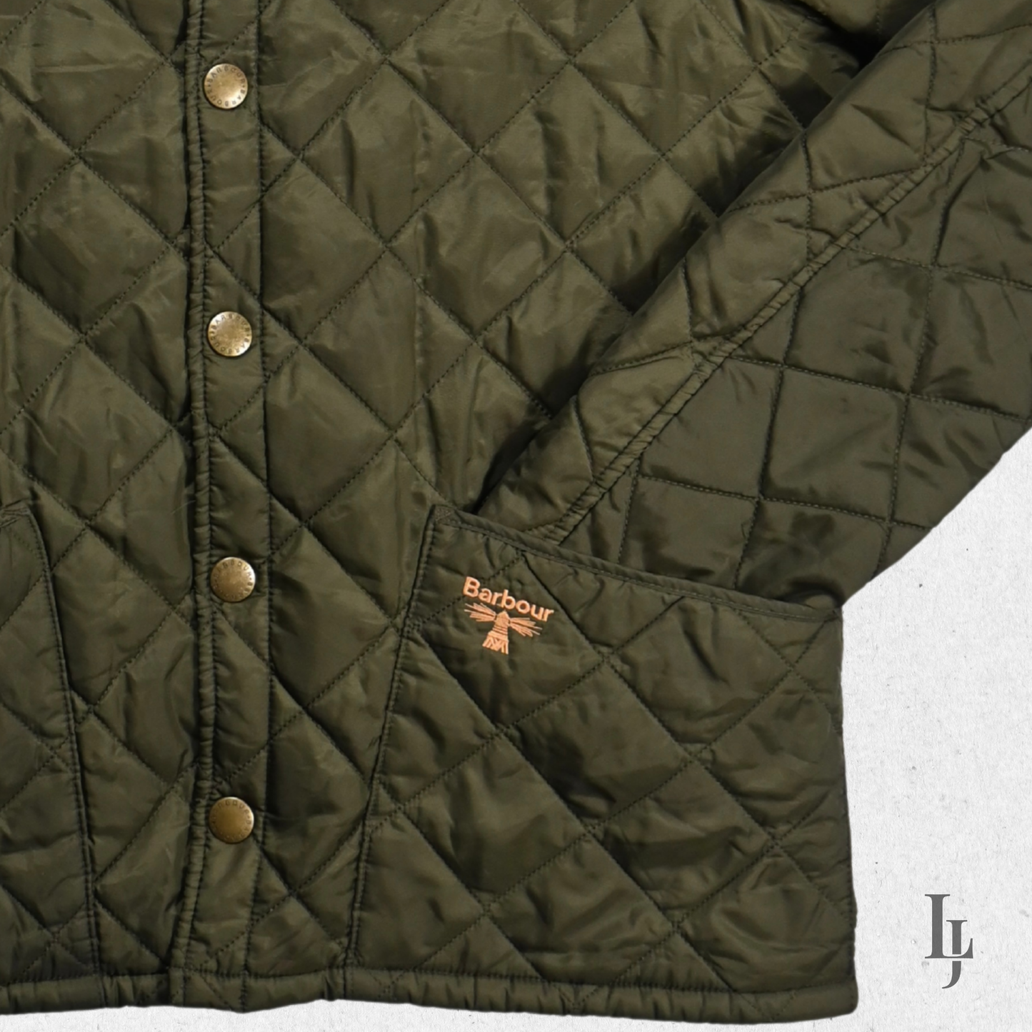 Barbour Beacon Jacket - Olive Green - Size XS