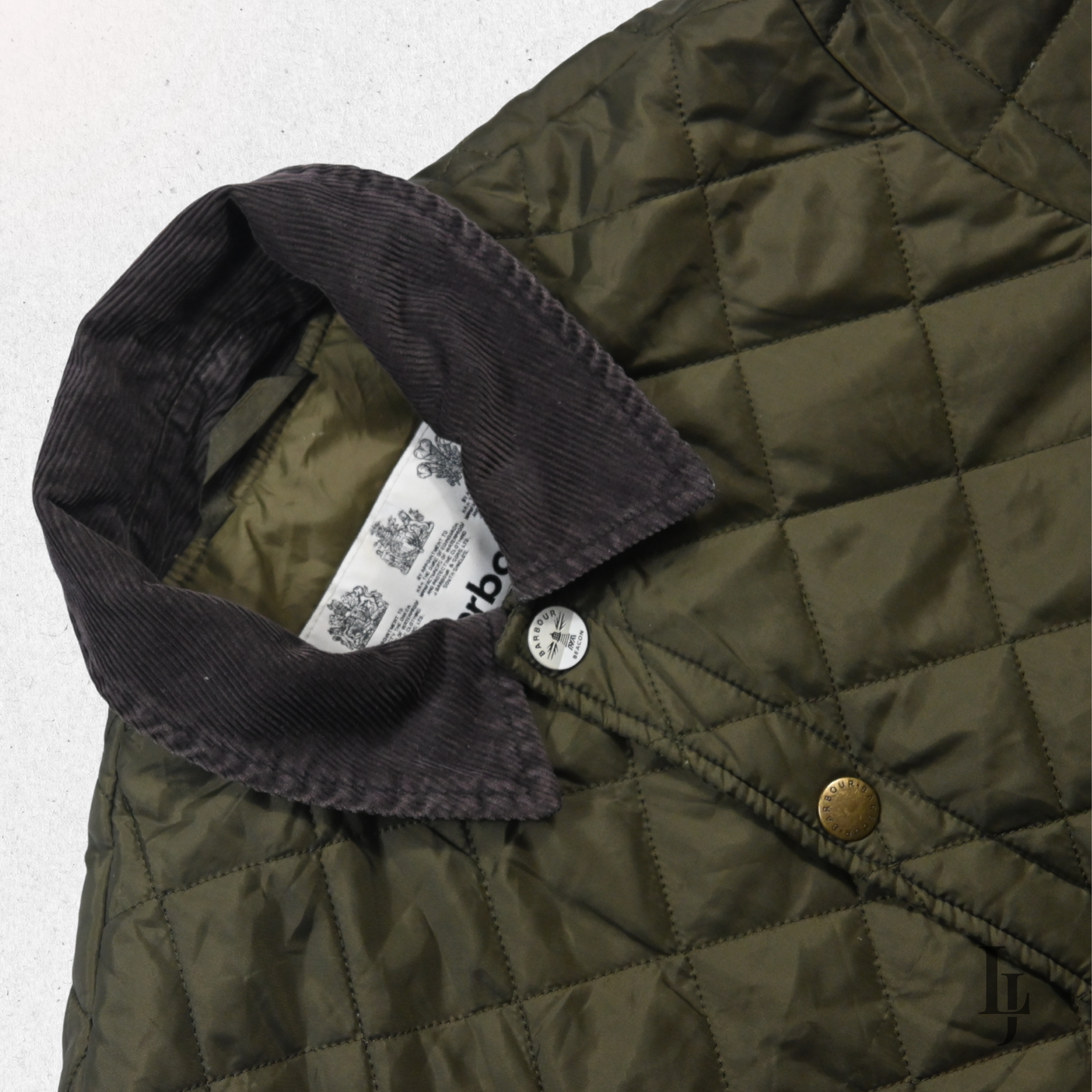 Barbour Beacon Jacket - Olive Green - Size XS
