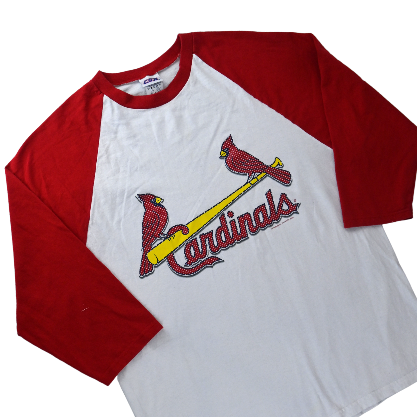 Long Sleeve Cardinals Shirt - Red and White - Size M