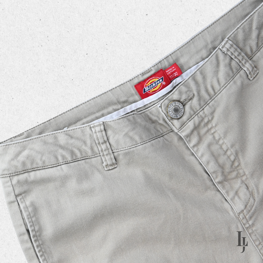 Dickies Women's Pants - Beige - Size 11/30