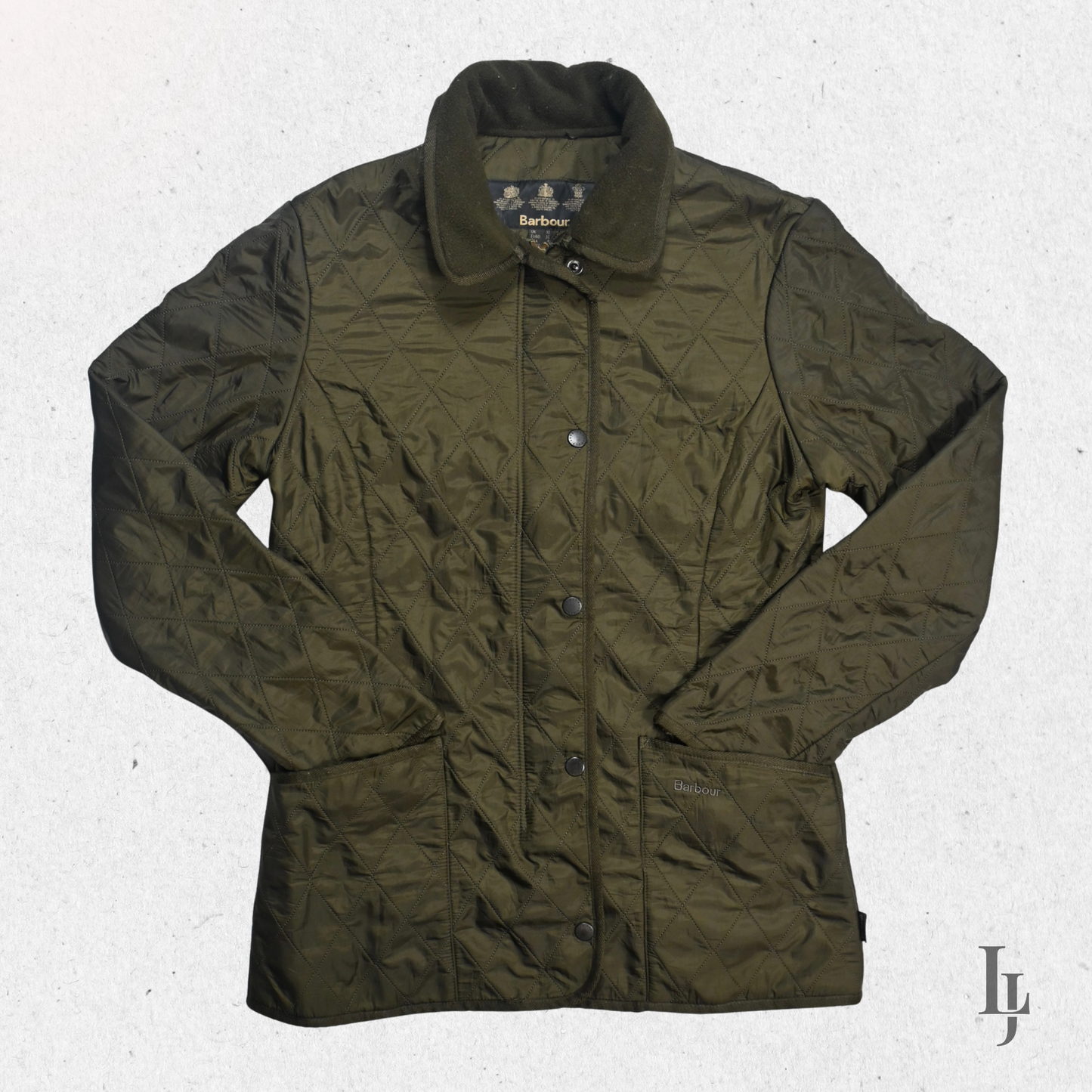 Barbour Jacket - UK Size 10 - Olive Green