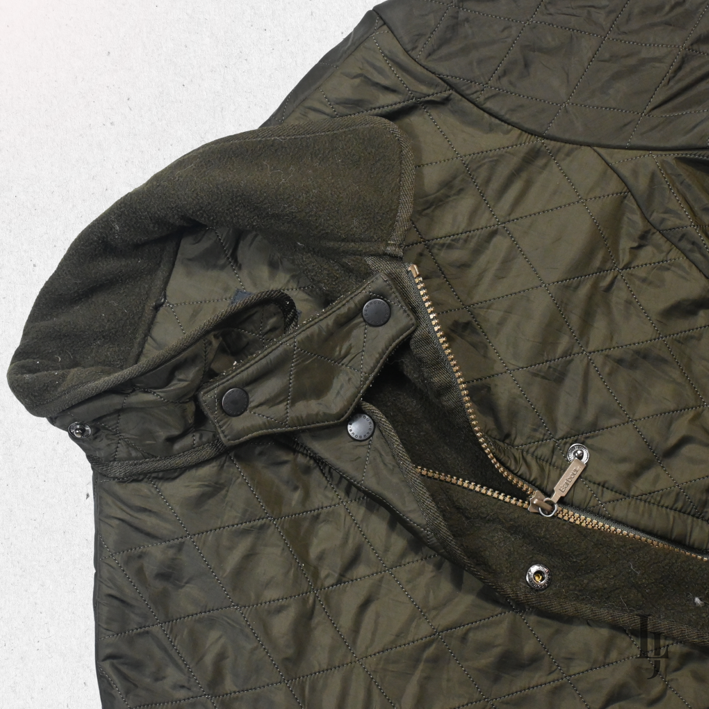 Barbour Jacket - UK Size 10 - Olive Green