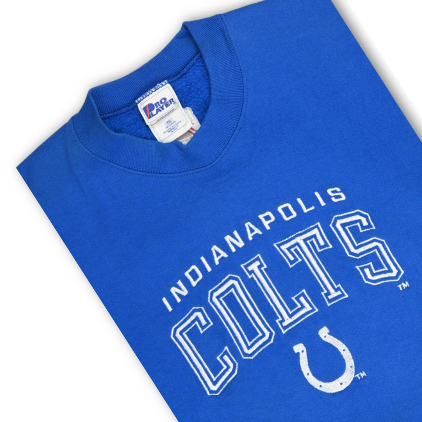 Vintage 90s Pro Player Indianapolis Colts Embroidered Crewneck Sweatshirt