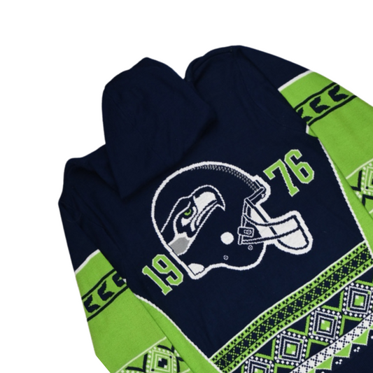Vintage NFL Team Apparel Seattle Seahawks Hooded Sweater
