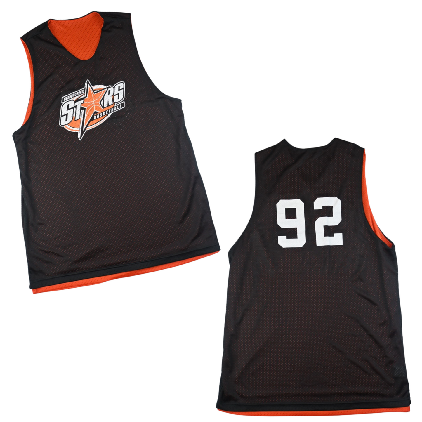 Vintage Beavercreek Stars Basketball Jersey #92