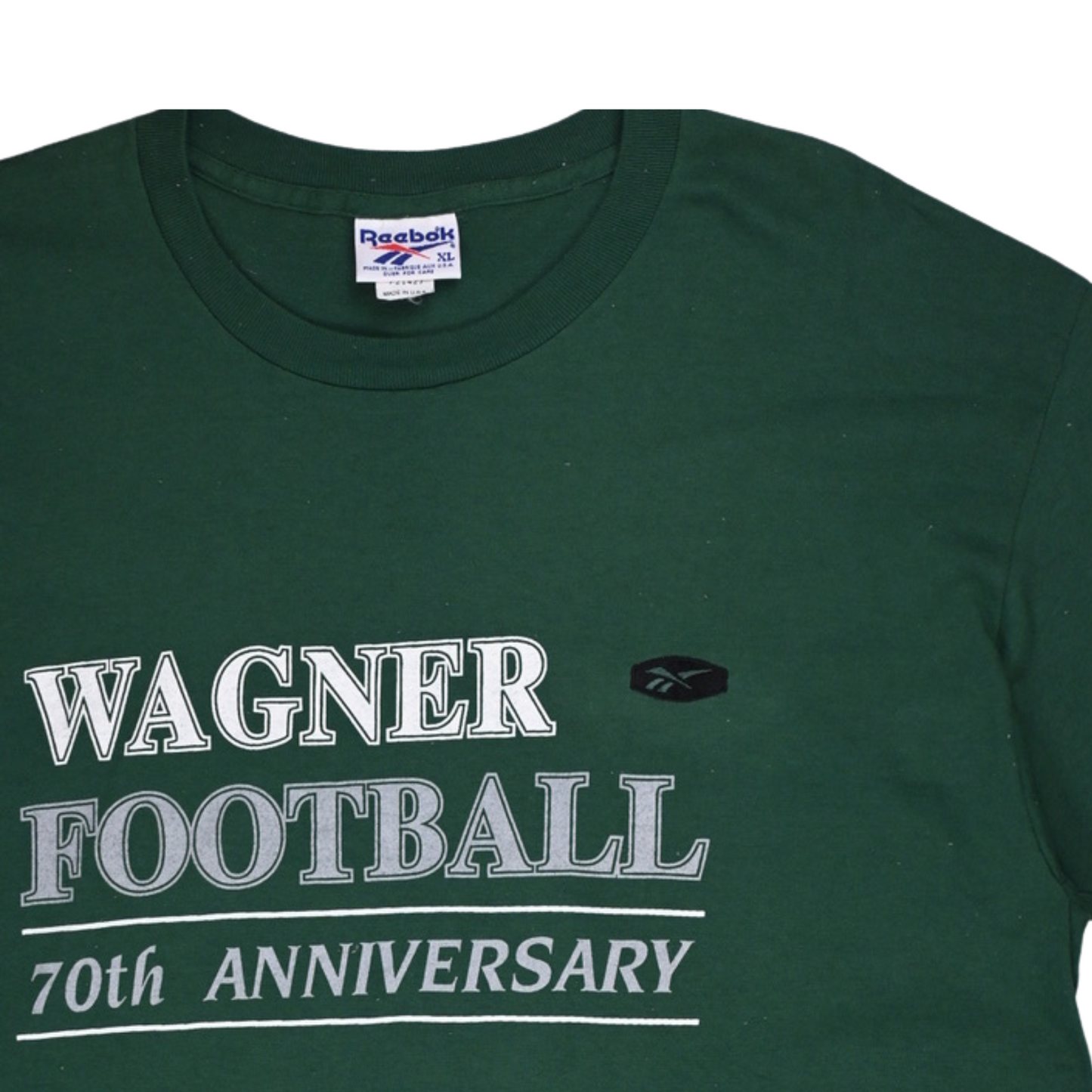 Vintage Reebok Wagner Football 70th Anniversary T-Shirt
