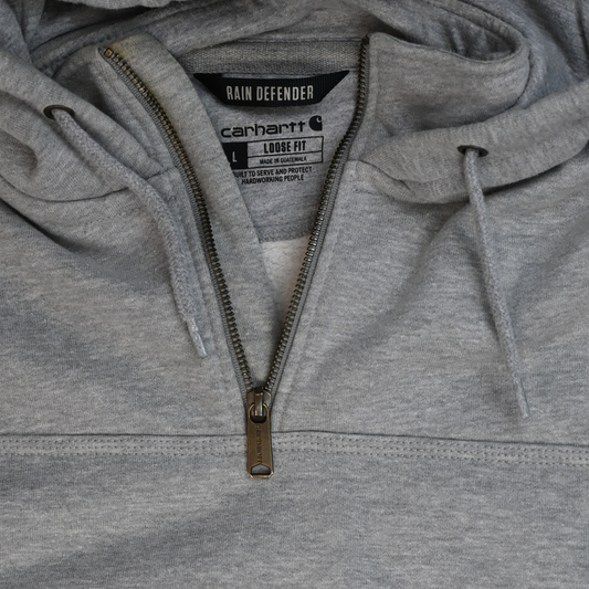Carhartt Grey Hoodie - Loose Fit - Size L