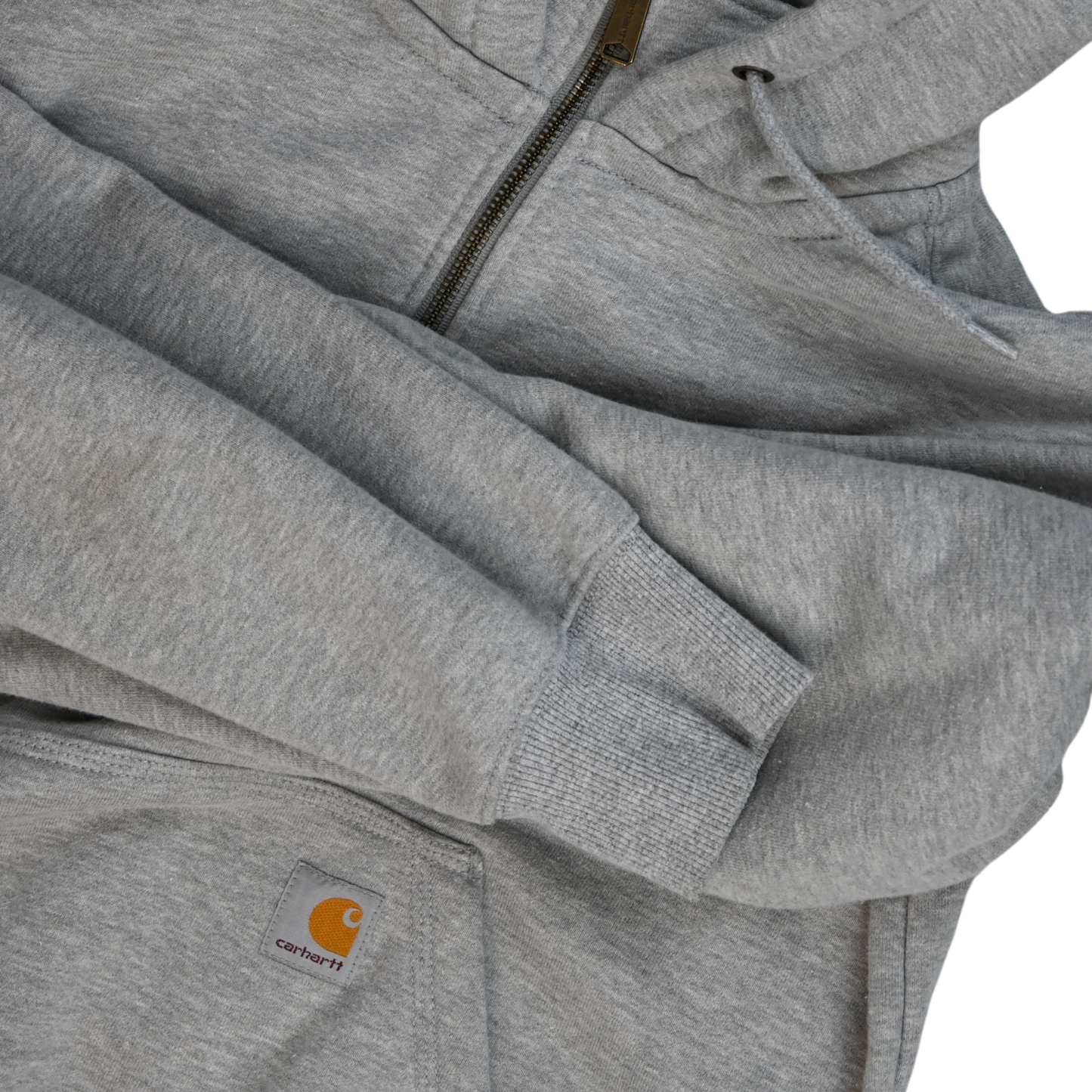 Carhartt Grey Hoodie - Loose Fit - Size L