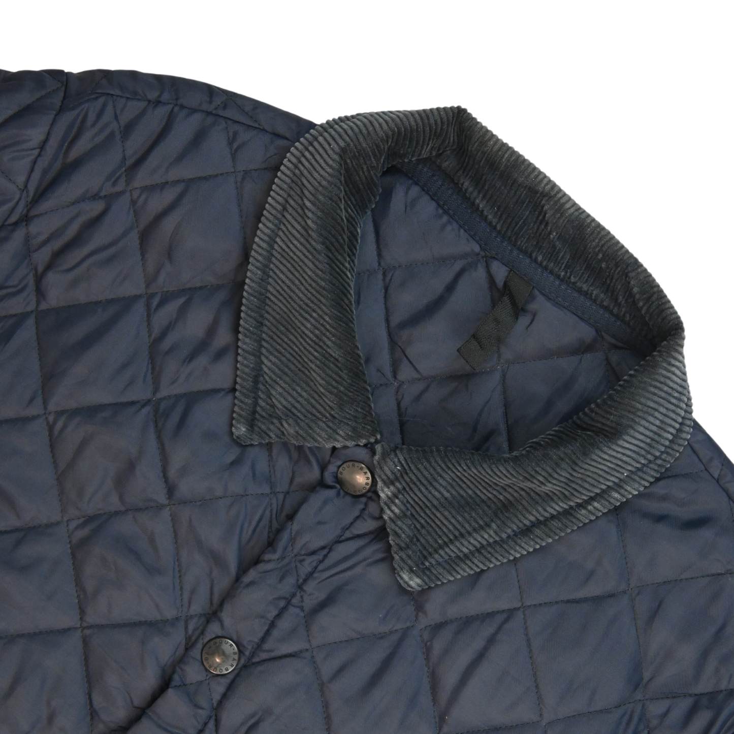 Vintage 80s Barbour Liddesdale Quilted Jacket - British Style - Size L