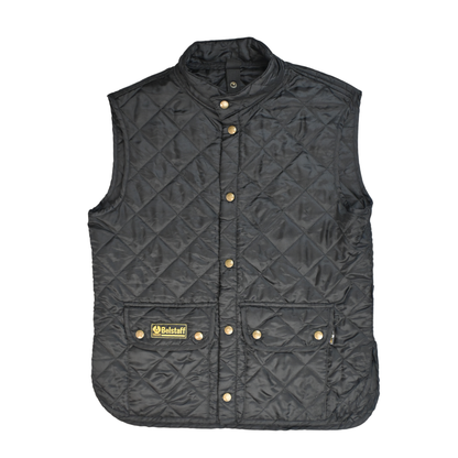 Belstaff Waistcoat Quilted Black Vest Gilet Liner - Size M