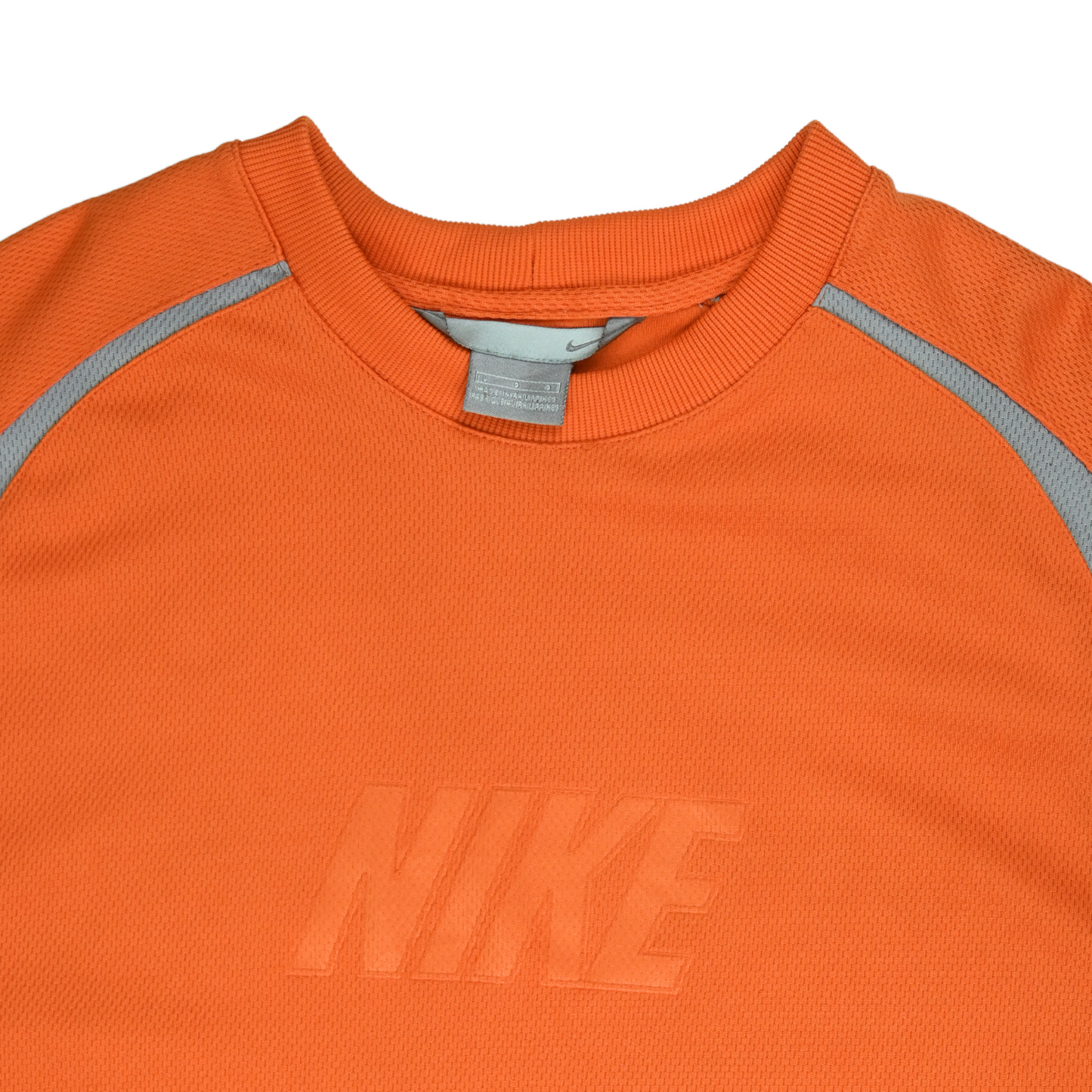Vintage Nike Sports Jersey - Orange with Grey Accents