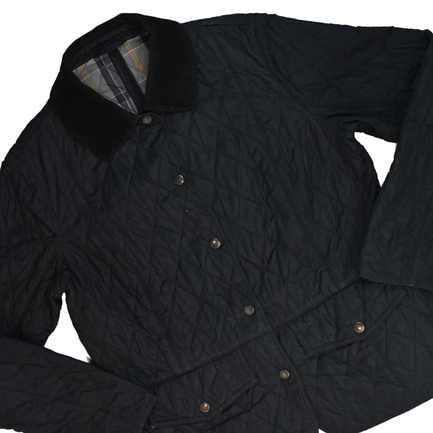 Barbour Black Annandale Quilted Jacket - Size M