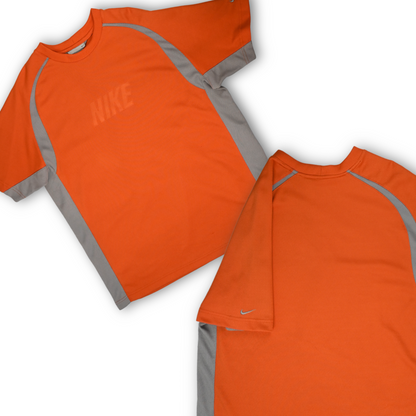 Vintage Nike Sports Jersey - Orange with Grey Accents