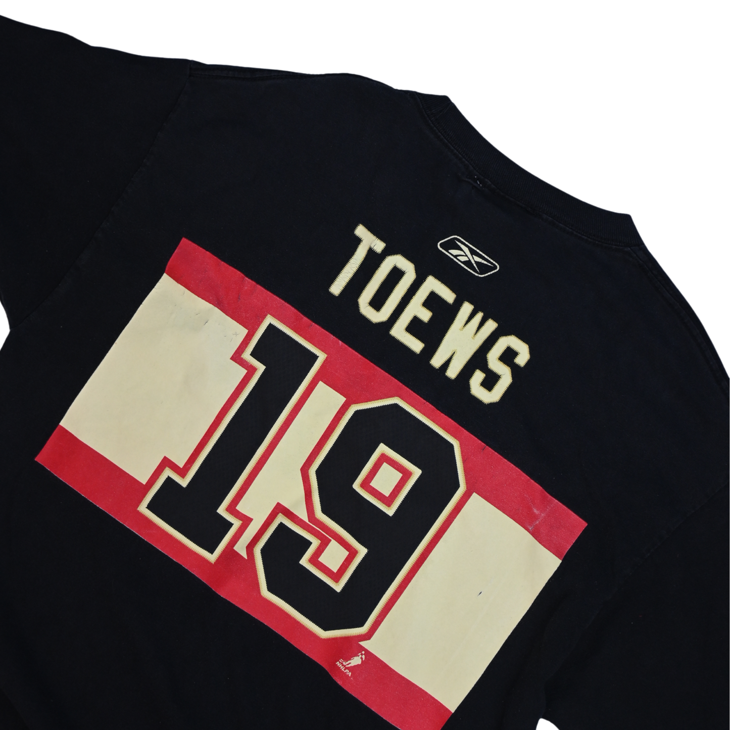 Vintage Chicago Blackhawks NHL #19 Toews T-Shirt