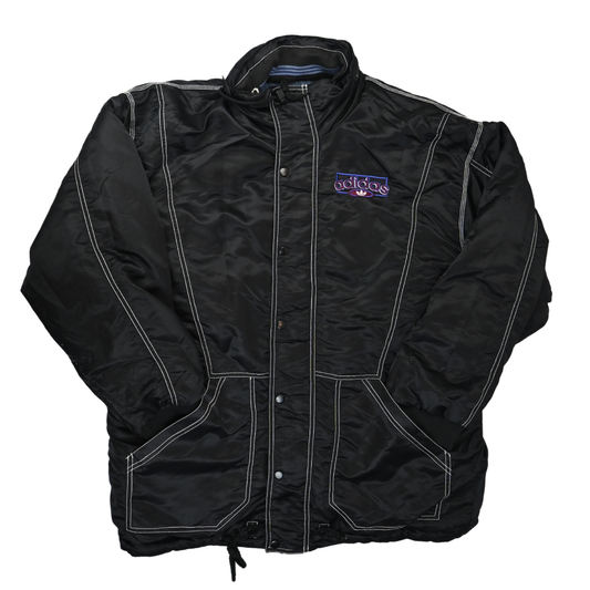 Vintage Adidas Jacket - Black and Reversible Blue
