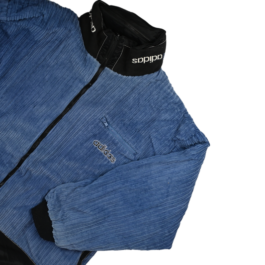 Vintage Adidas Jacket - Black and Reversible Blue