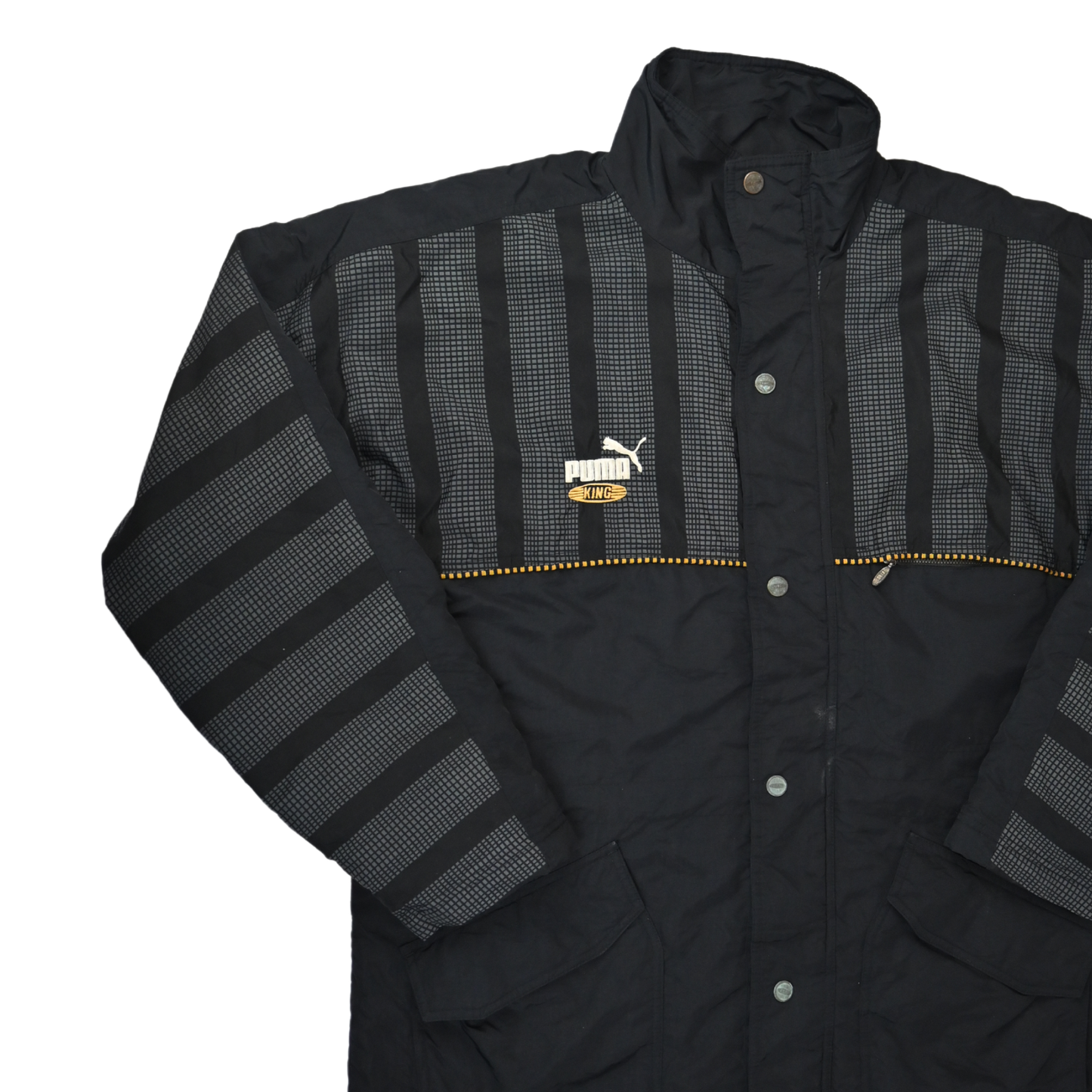 Vintage 90s PUMA KING Jacket - Black - Size XL