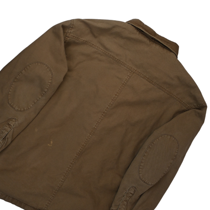 Dickies Work Coat - Brown Jacket with Gray Hoodie Lined