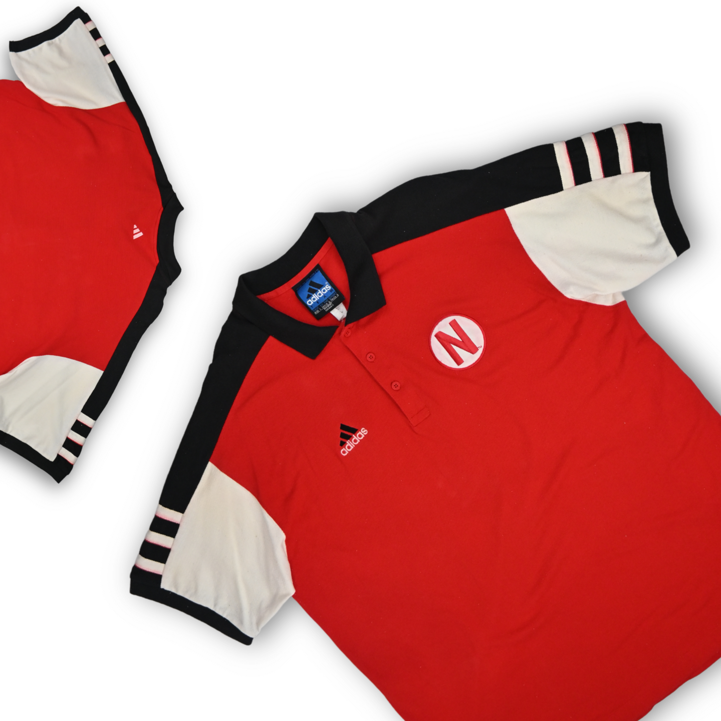 Vintage Adidas University of Nebraska Pique Polo Shirt
