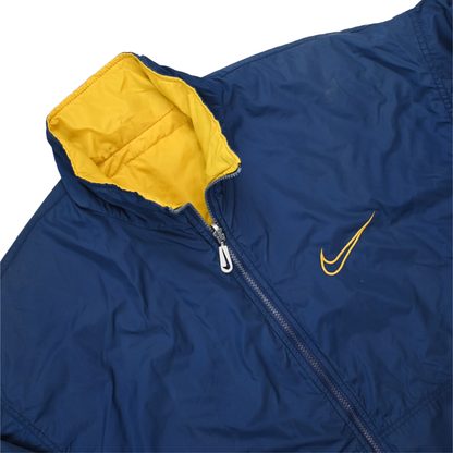 Nike Reversible Jacket - Blue and Yellow - Size L-XL