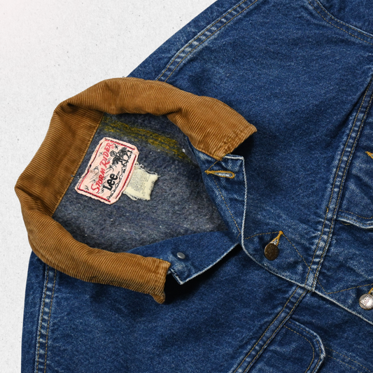 Vintage Lee Storm Rider Denim Jacket - Size 48B (Men's 3XL)