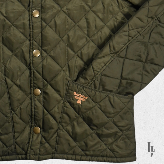 Barbour Beacon Jacket - Olive Green - Size XS