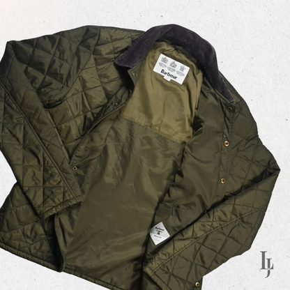 Barbour Beacon Jacket - Olive Green - Size XS