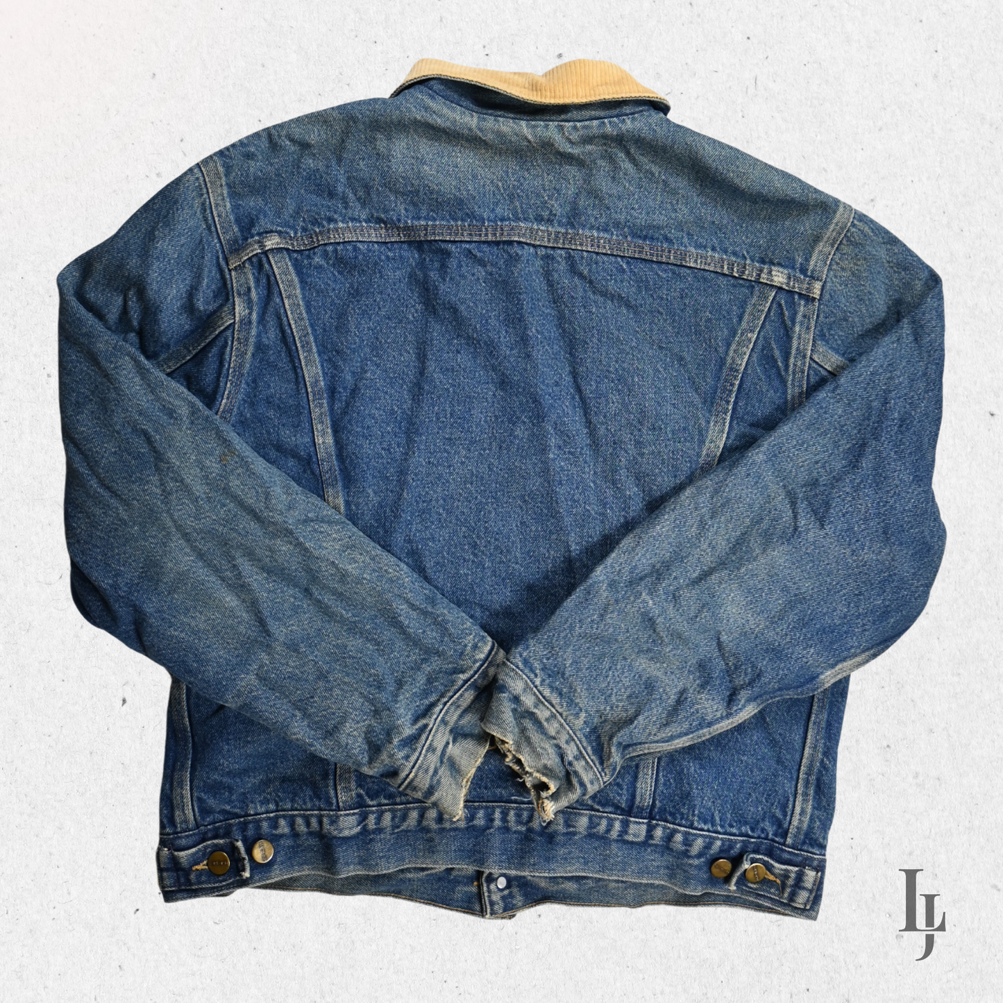 Carhartt Denim Jacket with Corduroy Collar - Size  L