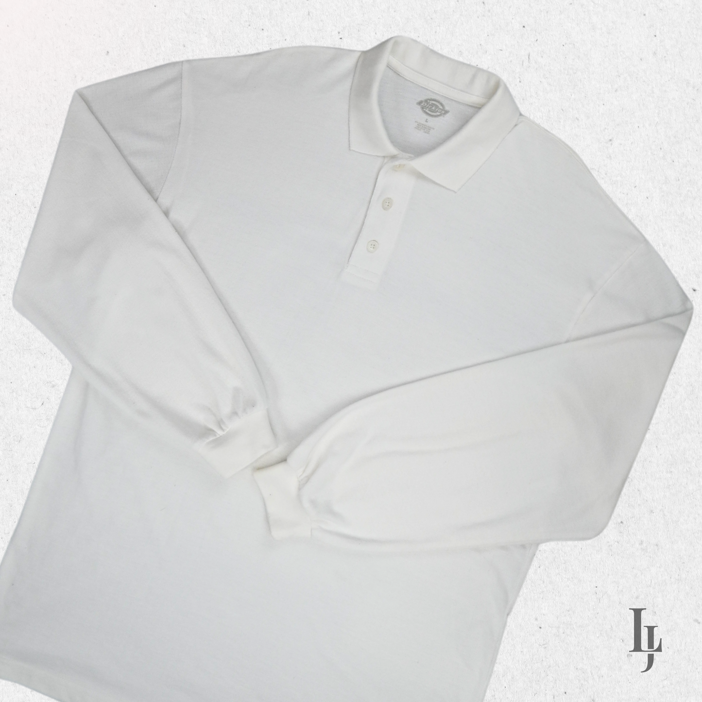 Dickies Long Sleeve Shirt - White - Size L