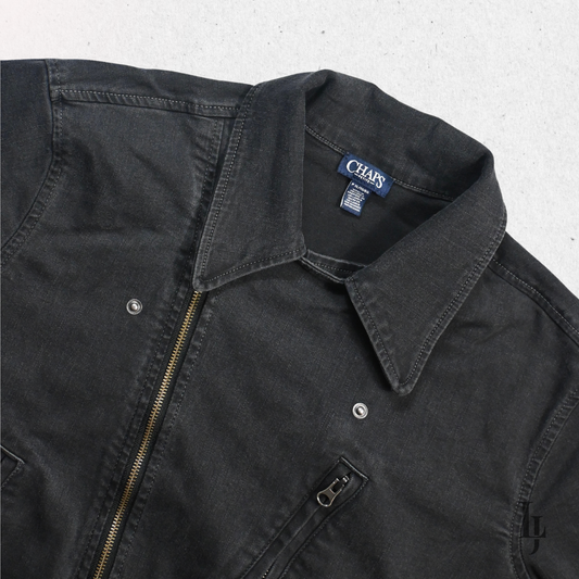 Chaps Women's Denim Jacket - Size XL