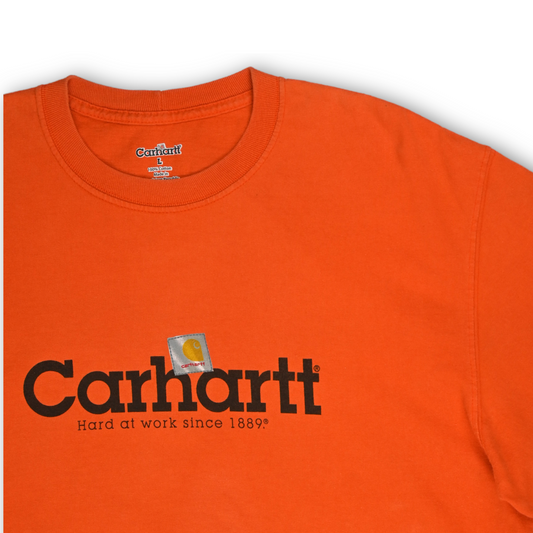 Carhartt Since 1889 Graphic Tee - Vintage 2000s Orange