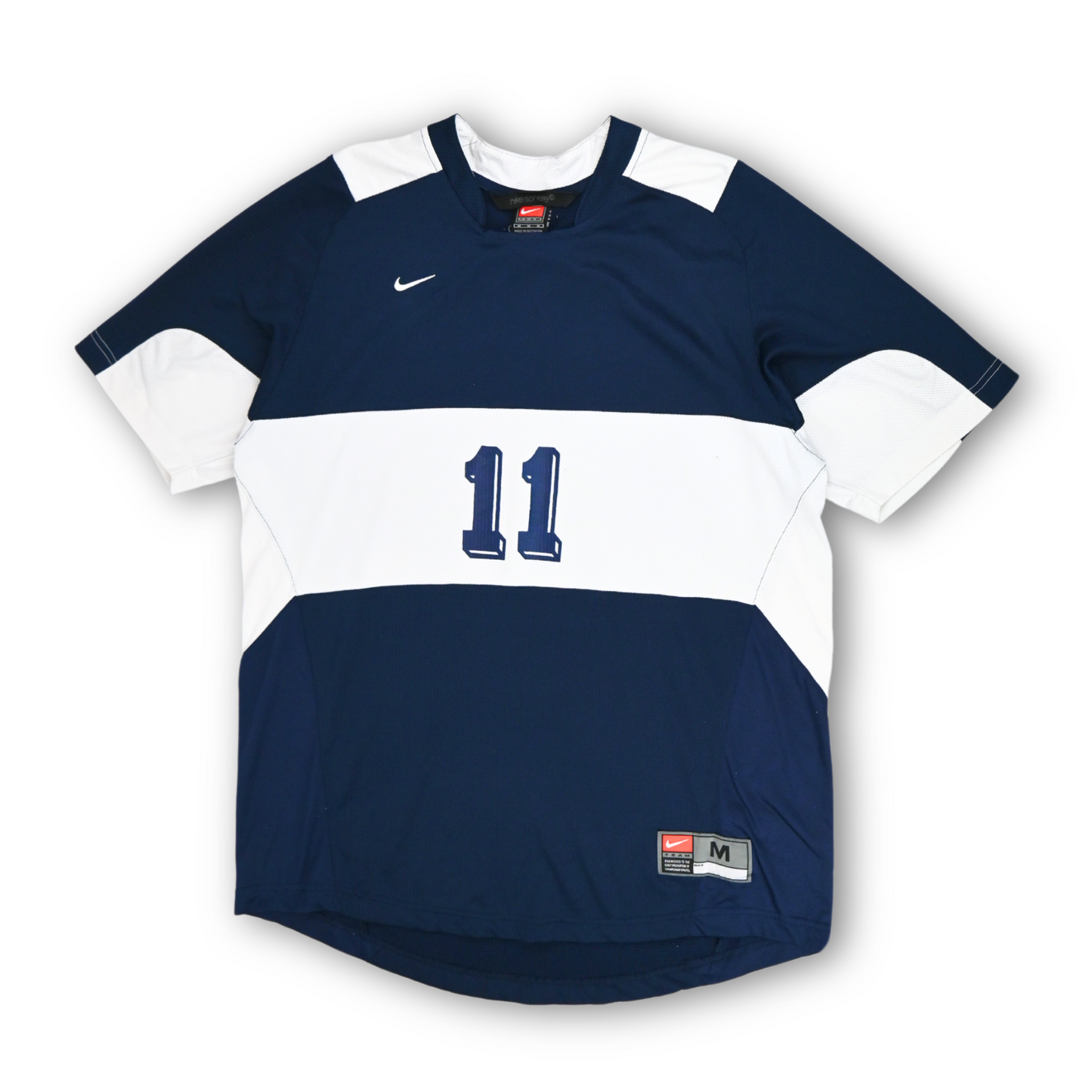 Vintage Nike Blue and White Sports Jersey #11