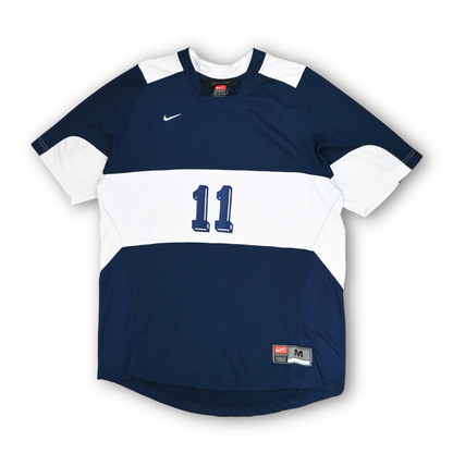 Vintage Nike Blue and White Sports Jersey #11