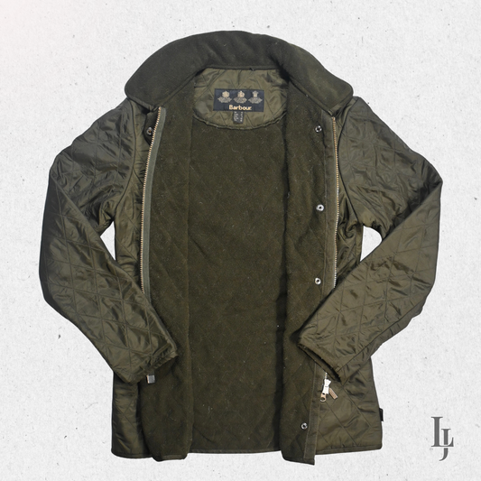 Barbour Jacket - UK Size 10 - Olive Green