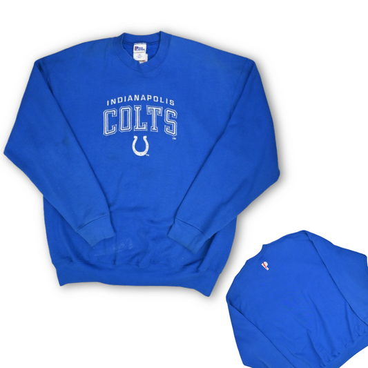 Vintage 90s Pro Player Indianapolis Colts Embroidered Crewneck Sweatshirt