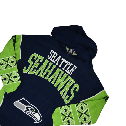 Vintage NFL Team Apparel Seattle Seahawks Hooded Sweater