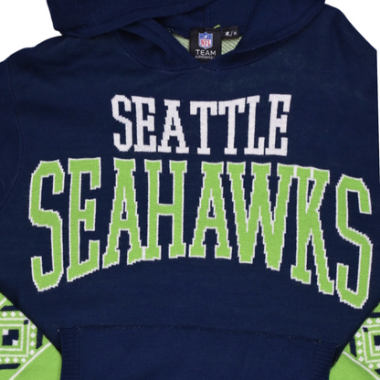 Vintage NFL Team Apparel Seattle Seahawks Hooded Sweater