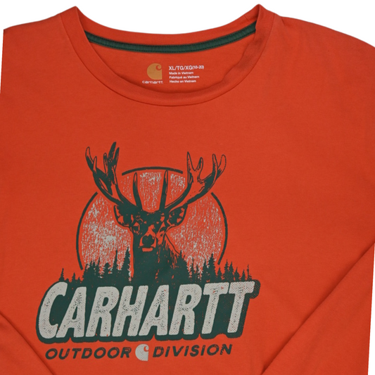 Carhartt Long Sleeve Graphic Crew Neck T-Shirt